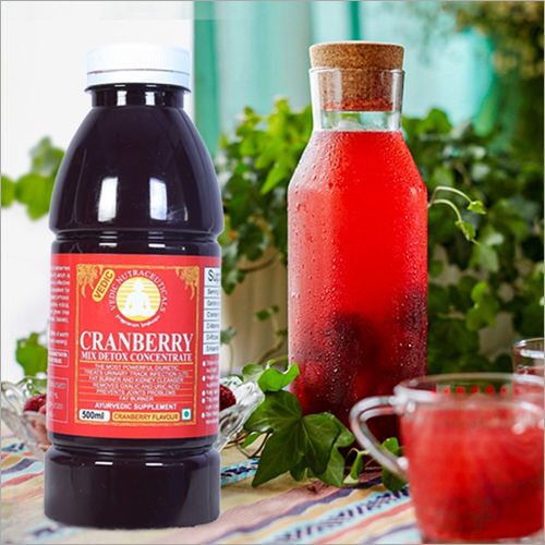 500ml Cranberry Mix Detox Concentrate