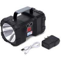 REALBUY LED Search Light 10W with LiFePO4 Battery - Multi Functional Rechargeable Portable Light