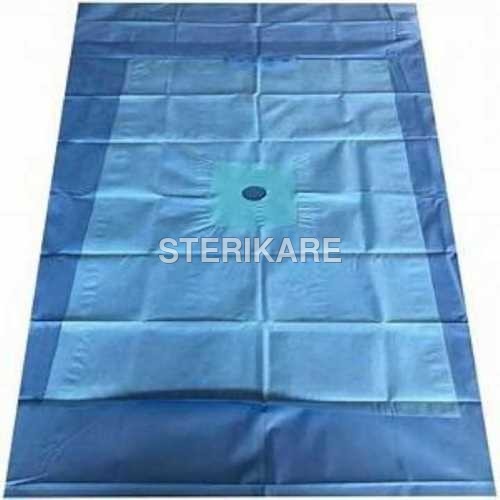 Disposable knee O Drape
