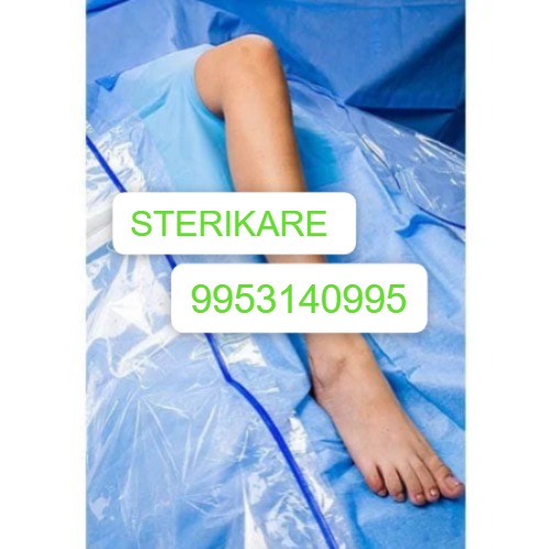 Disposable knee O Drape