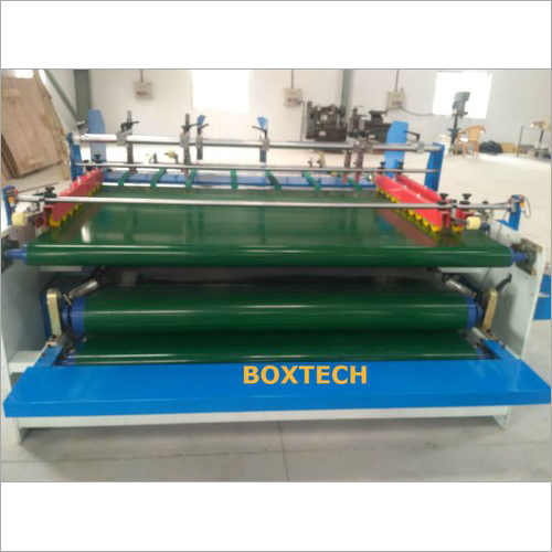 Boxtech Semi Automatic Corrugated Flap Pasting Machine