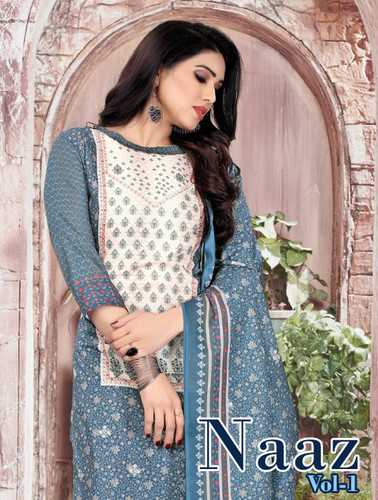 Naaz Vol-1 Luxurious Lawn Digital Printed Suits Catalog