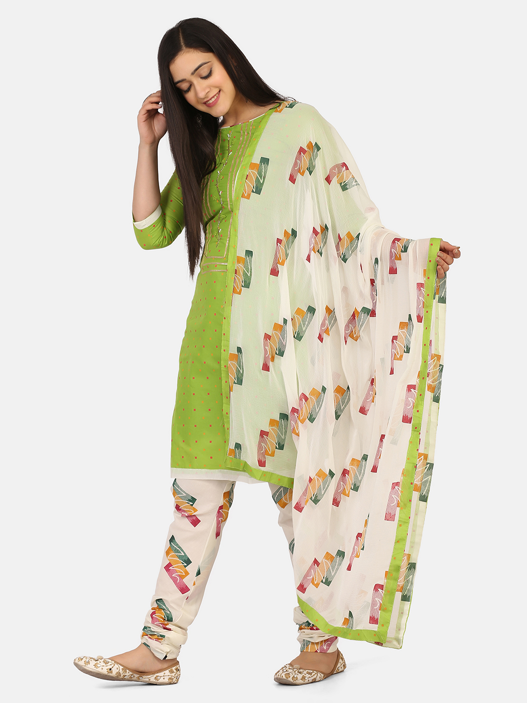 Cotton Blend Unstitch Salwar Suit