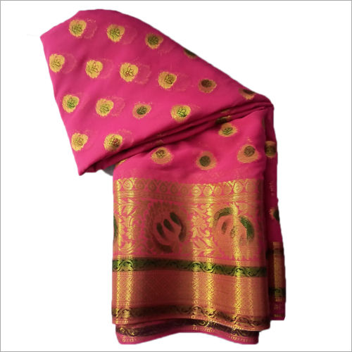 Different Colors Available Raw Silk Stone Saree