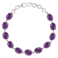 ROSE QUARTZ NATURAL GEMSTONE 925 STERLING SOLID SILVER OVAL CABOCHON HANDMADE BRACELET