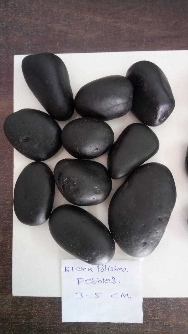 High glossy natural river mix color polished pebbles stone with epoxy coating