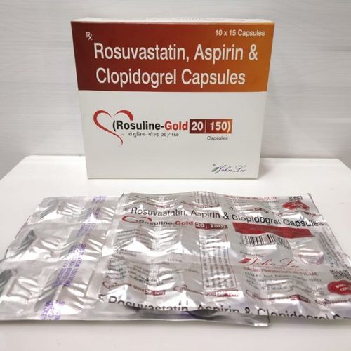 Rosuvastatin Calcium 20 MG + Aspirin 150 MG + Clopidogrel 75 MG
