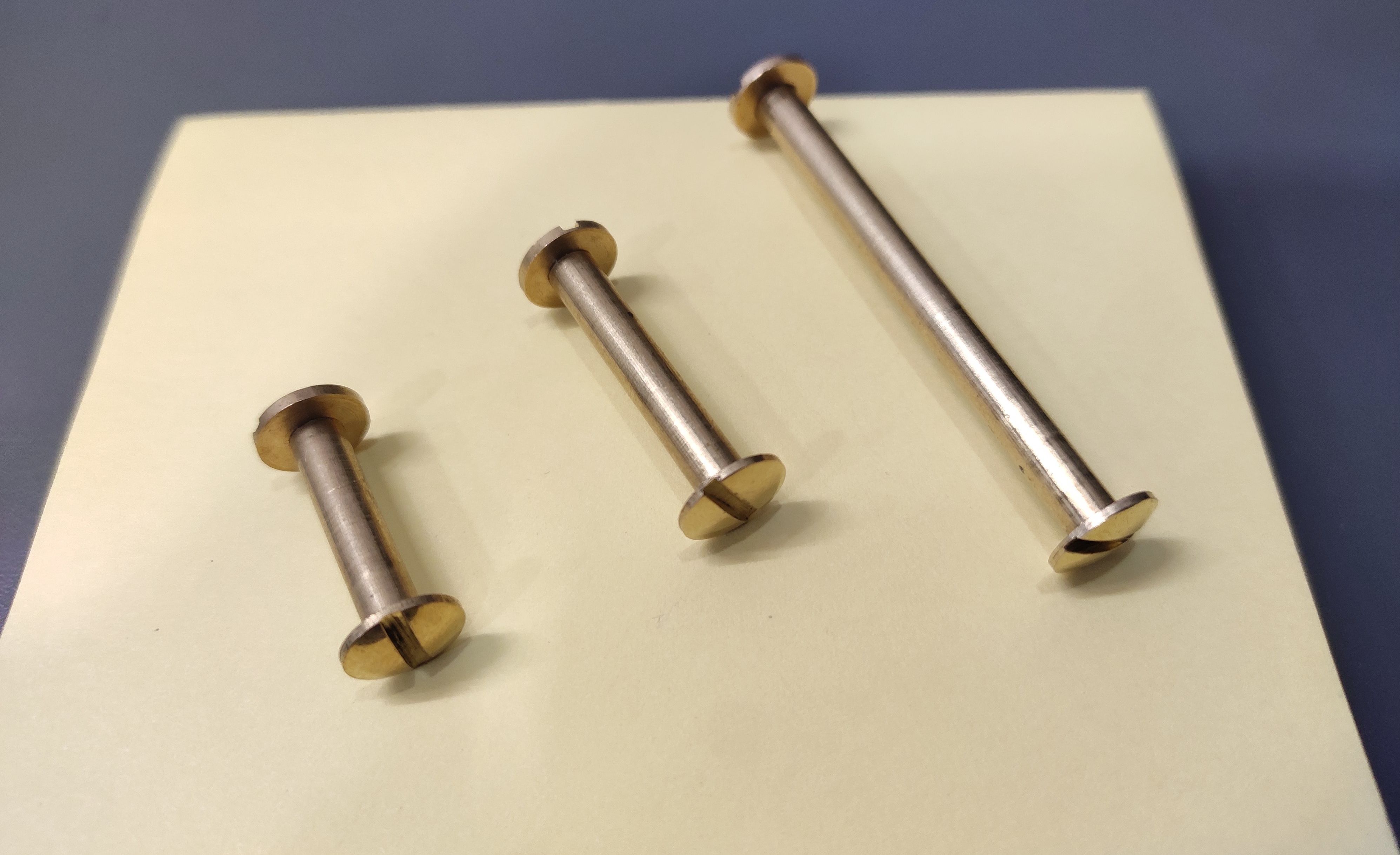 Brass File Screw