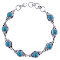 AMETHYST NATURAL GEMSTONE 925 STERLING SOLID SILVER ROUND CABOCHON HANDMADE BRACELETAmethyst Natural Gemstone 925 Sterling Solid Silver Round Cabochon Handmade Bracelet
