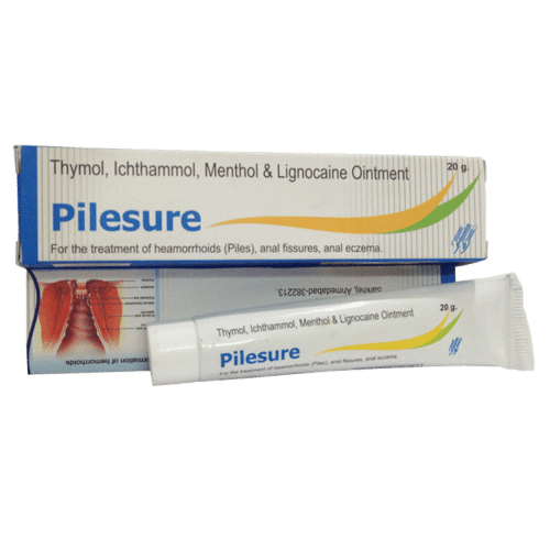 Pilesure Cream Application: External Surface.