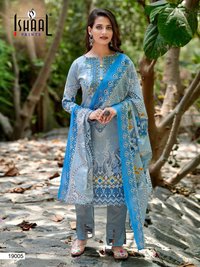 Ishaal Prints Gulmohar Vol-19 Pure Lawn Salwar Suits Catalog