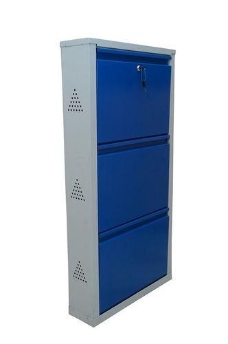 Wall Mounted Rust-Resistant Metal Shoe Rack