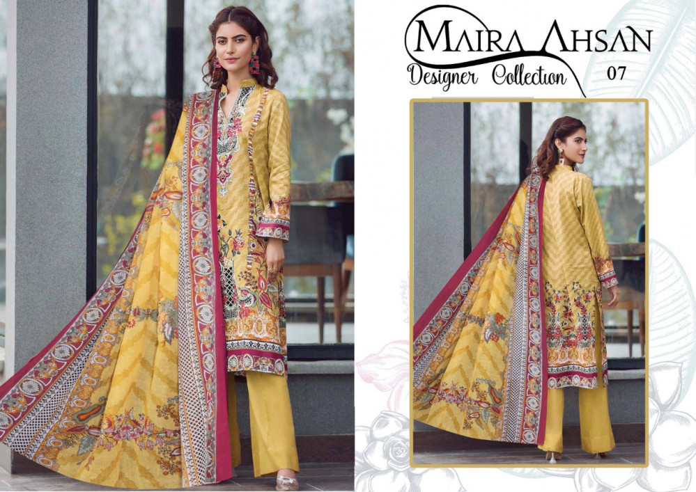 Maira Ahasan Designer Collection Vol-1 Printed Karachi Suits Catalog