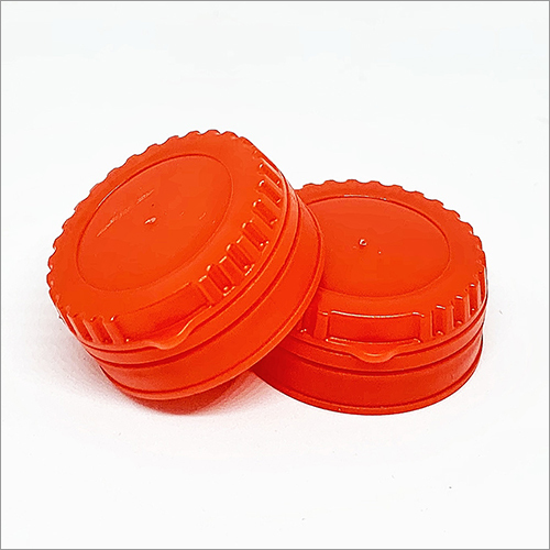 28 MM Round CTC Caps - Plastic, 28 mm Size, Red Color | Ideal for Bottles and Edible Oil Usage