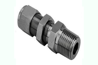 Stainless Steel Flare Bulkhead Male Connector