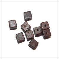 Square Shape Wooden Beads