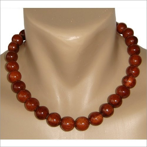 Fancy Wooden Bead Necklace By S.R EXPORT