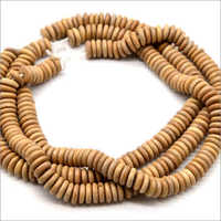 12 mm Mocha Brown Wood Beads Bracelet