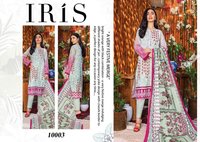 Iris Vol-10 Pakistani Style Karachi Print Salwar Suits Catalog