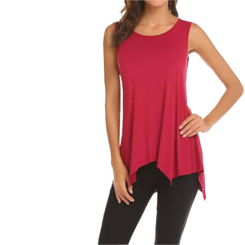 Oeko Tex Certified Ladies Sleeveless Tops Age Group: As Per Buyer Requirement