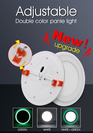 Double Color Adjustable Panel