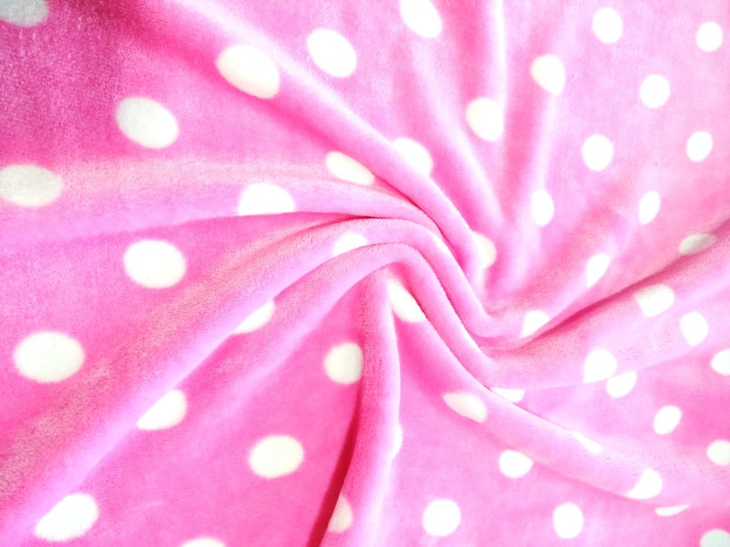 Printed Coral Fleece Fabric