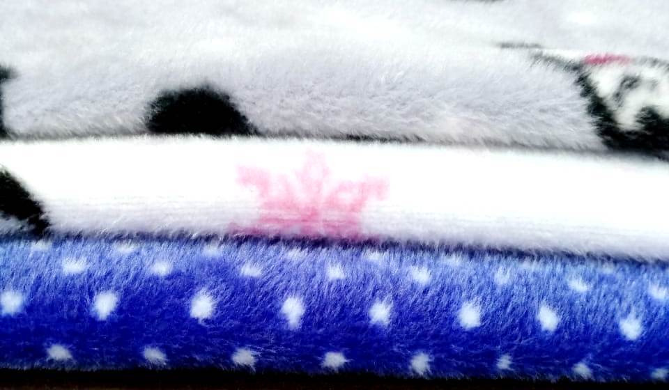 Printed Coral Fleece Fabric
