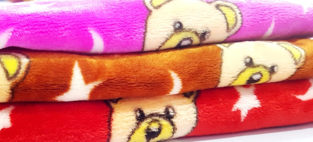 Printed Coral Fleece Fabric