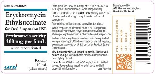 Erythromycin EthylSuccinate For Oral Suspension