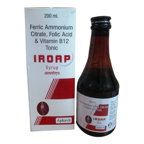 Ferric Ammonium Citrate, Folic Acid , Vitamin B12 Syrup
