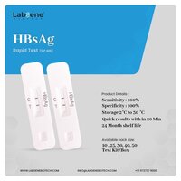 Hbsag Test Card - Plastic Material , Laboratory Use Test Card With White Color, New Condition