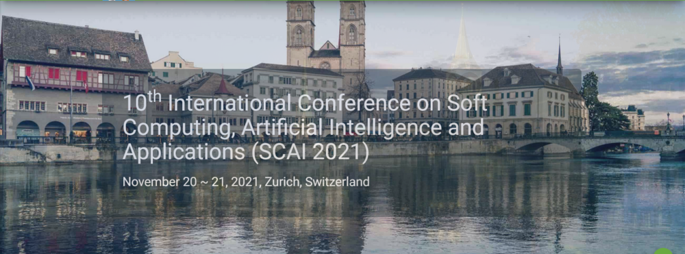 International Conference on Soft Computing, Artificial Intelligence and Applications (SCAI) - 10th Edition, Multi-Day Forum, Research & Industry Networking