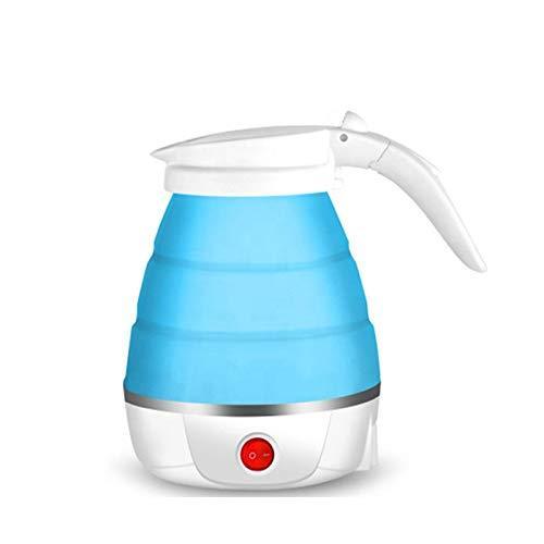 Blue 2137 Silicone Foldable Collapsible Electric Water Kettle Camping Boiler