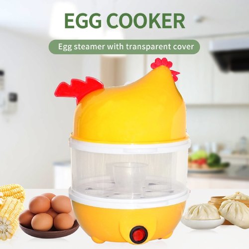 2443 Hen Shape Egg Boiler Home Machine With Tray