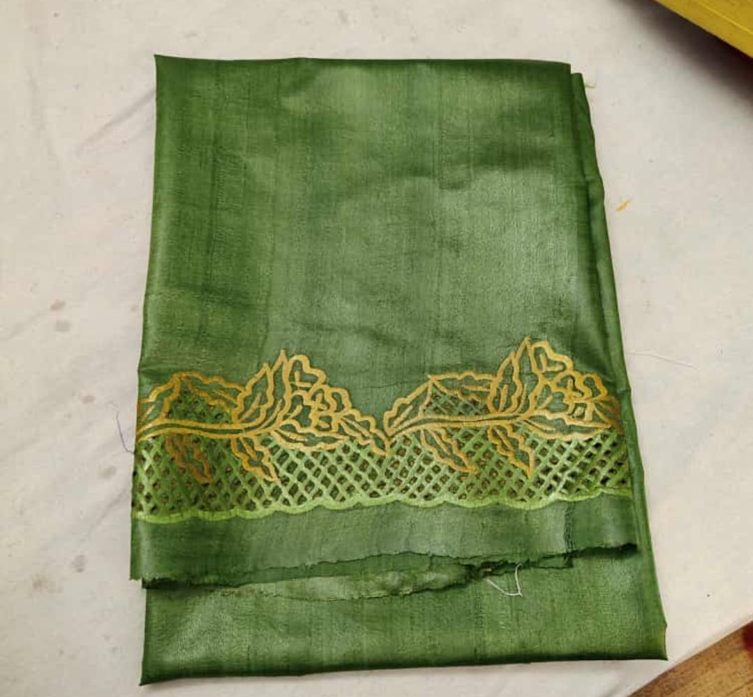 Tussar Ghicha Silk Saree
