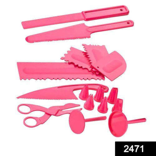 2471 Plastic 16 Patterns Fondant Cake Decor Flower Sugar Craft Modelling Tools