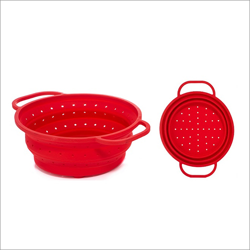 Metal Ring Reinforced Silicone Colander