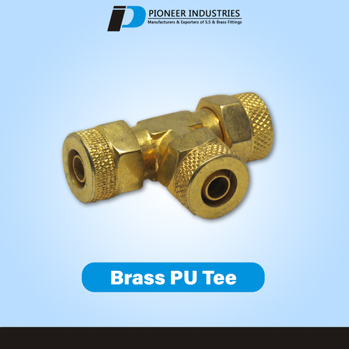 Brass Pu Tee