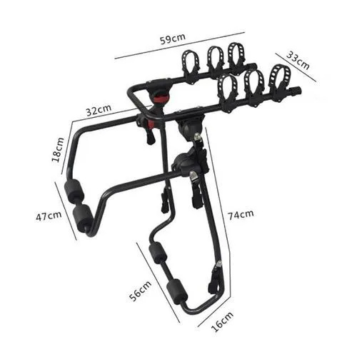 Bike Bracket For Car - Dimension (L*W*H): 33*59*90Cm  Centimeter (Cm)