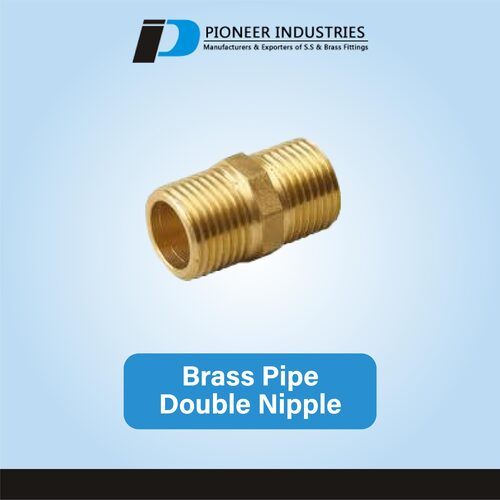 Brass Pipe Double Nipple