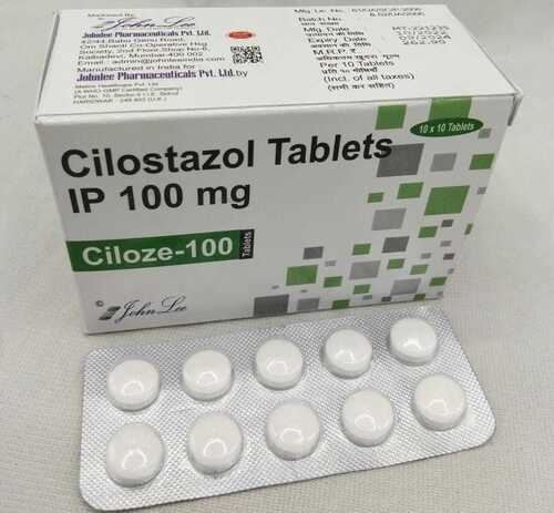 जॉनली फार्मास्युटिकल्स प्राइवेट द्वारा Cilostazol-100 मिलीग्राम टैबलेट। लिमिटेड