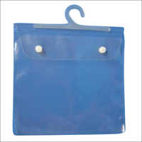PVC Hanger Bag with White Button