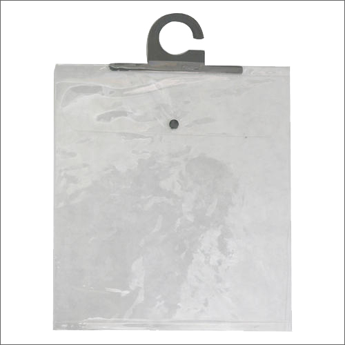 PVC Hanger Bag with Black Button