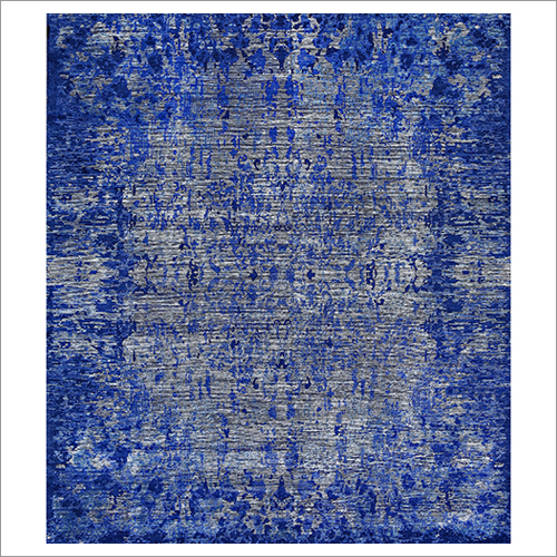 Hand Knotted Modern Wool, Tencel And Bamboo Silk Carpet