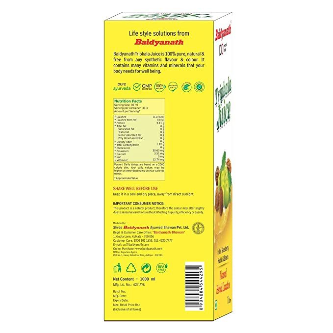 Baidyanath Triphala Juice -1L