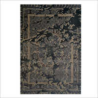 Hand Knotted Contemporary Wool And Viscose Carpet