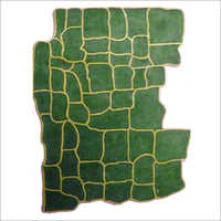 Hand Tufted Abstract Wool And Viscose Carpet
