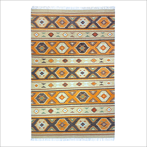 Hand Woven Wool Kilim By VINTAGES INDUSTRIES