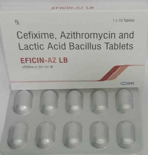 CEFIXIME+AZITHROMYCIN +LACTIC ACID BACILLUS