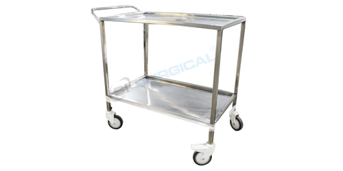 Ss Table Trolley With One Undershelf (Sis 2066)